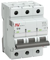 Выключатель автоматический EKF Averes AV-6 3п 10А C 6кА